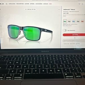 Oakley Holbrook Metal Sunglasses- Green Mirror